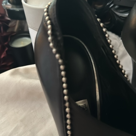 Balmain Studded Leather Lace-Up Booties - Picture 10 of 10